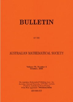 Bulletin cover